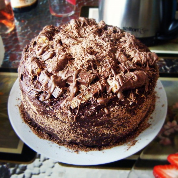 Look at all that chocolate-y goodness! 