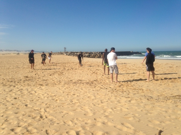 Beach soccer in Port Alfred
