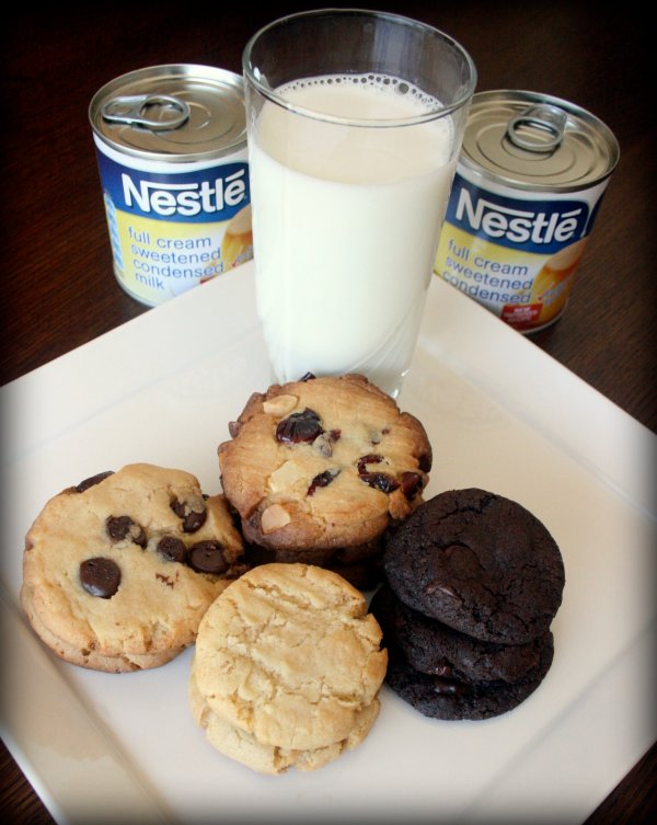 Condensed milk cookies with milk and condensed milk