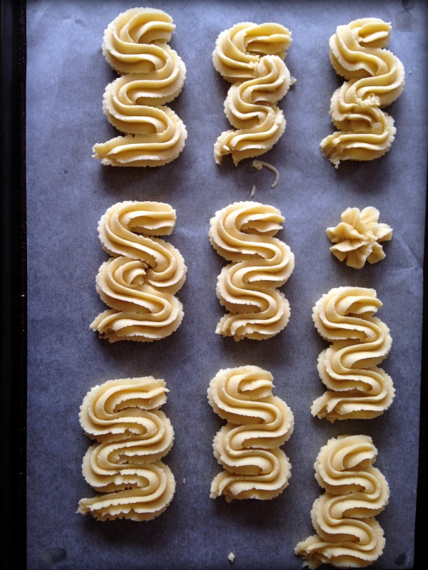 Pre-baked whirls